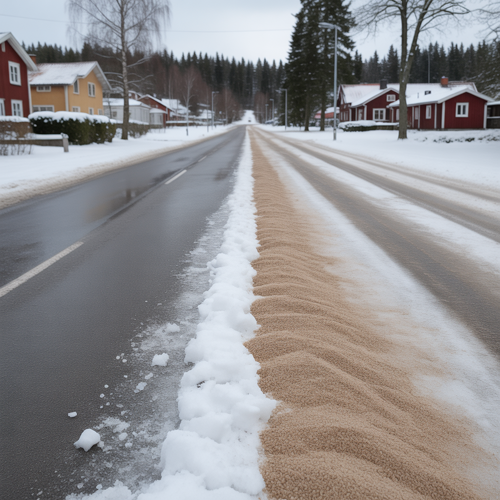 10.Vad ar skillnaden mellan saltning och sandning av vagar