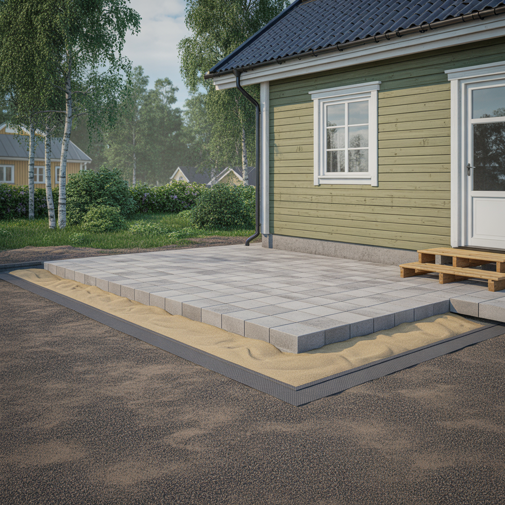 dranerande lager under marksten guide till kornstorlek och d