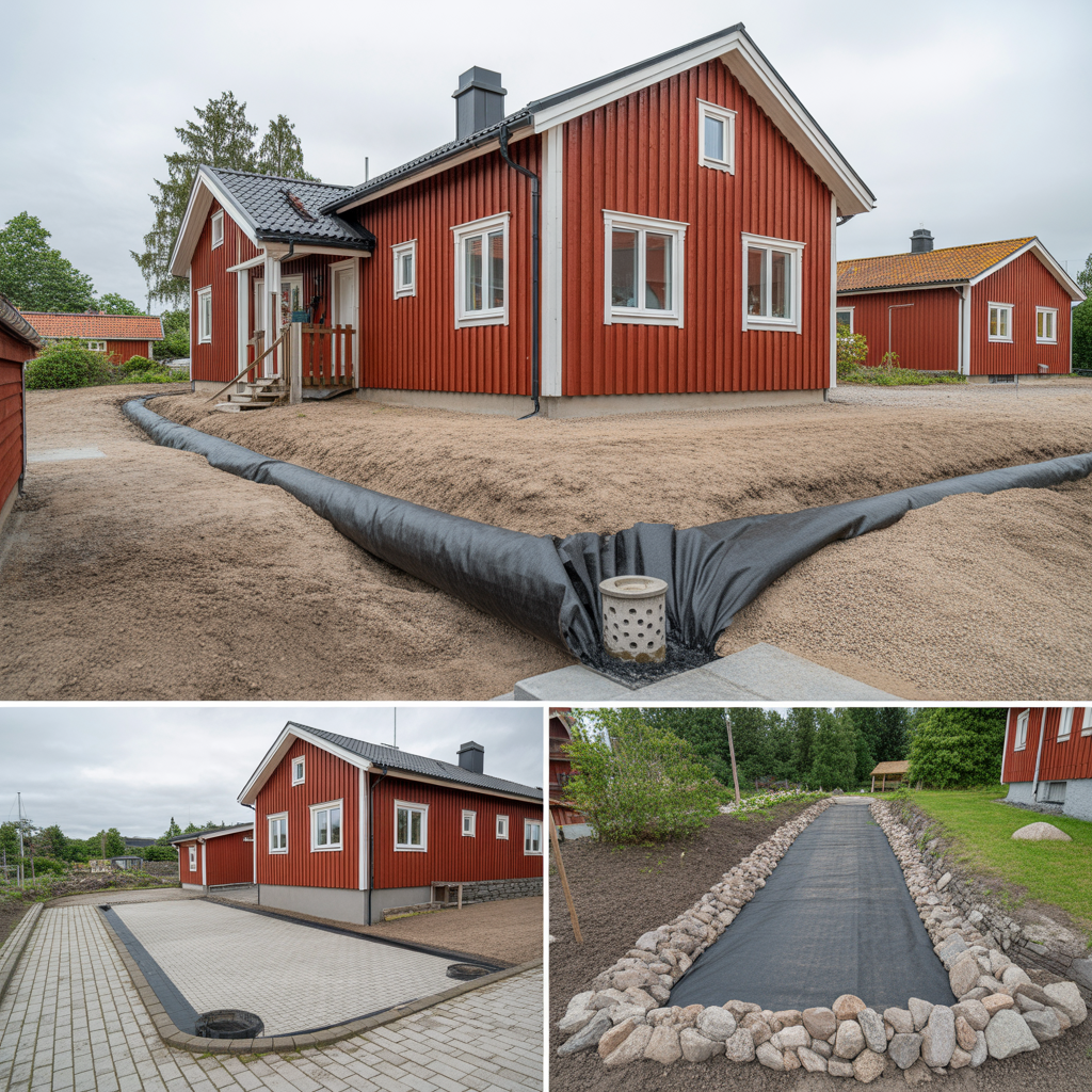 geotextil vid markarbete jamforelse av klasser och anvandnin