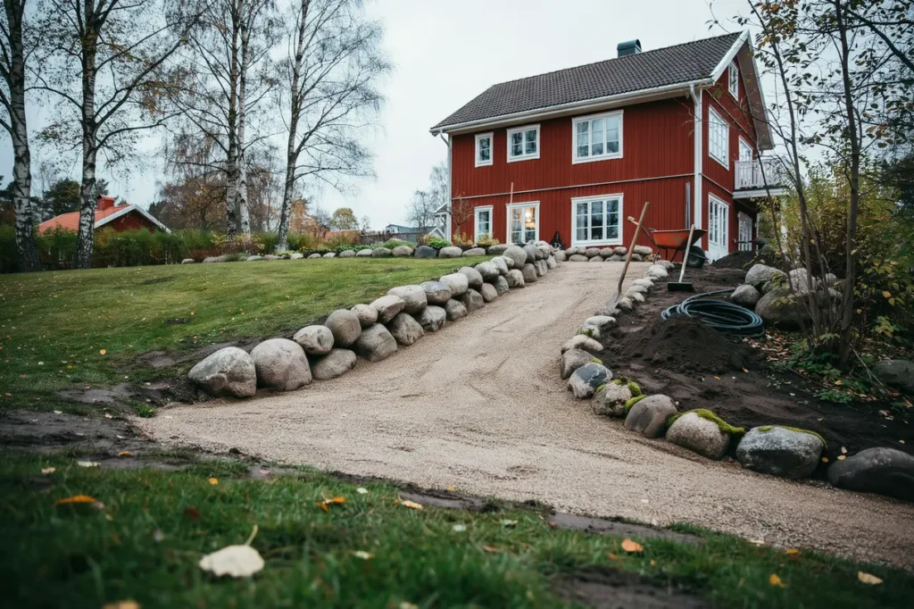 s nka eller plana ut tomten praktiska l sningar f r b ttre anv ndning avrinning och tillg nglighet