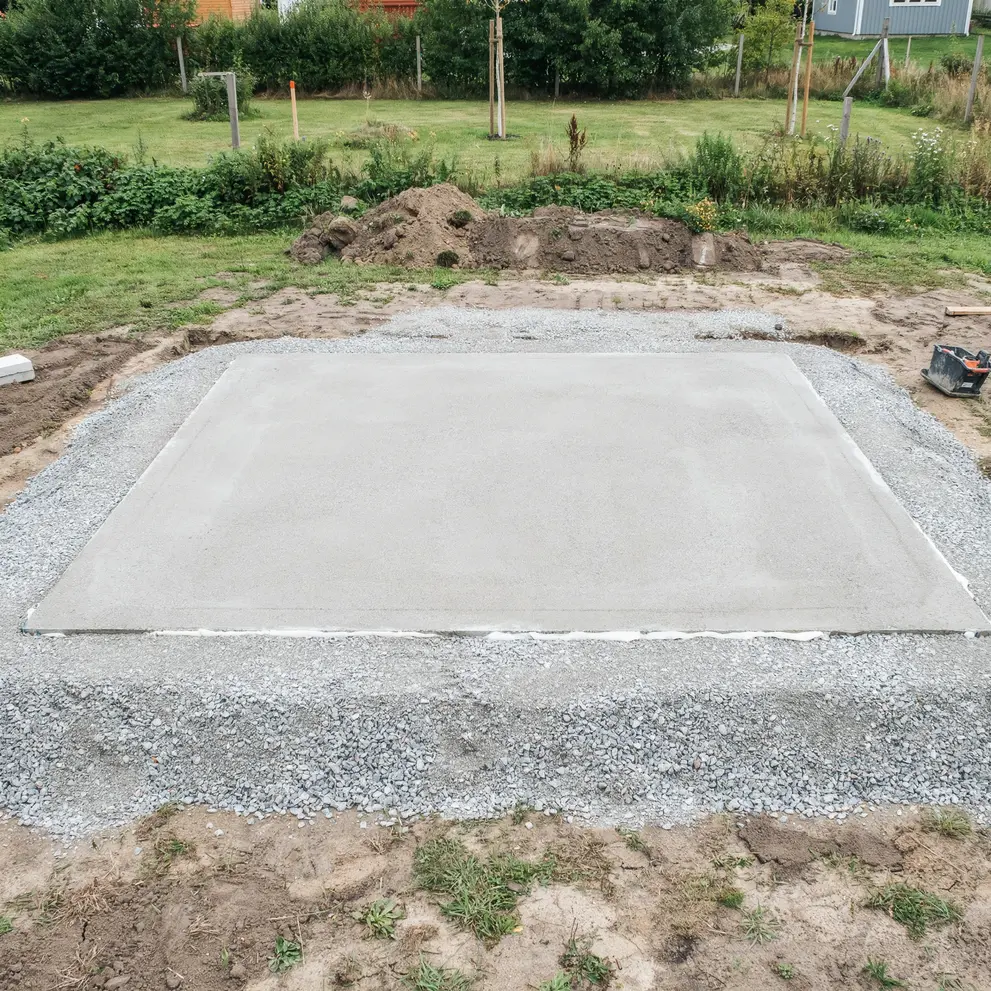 anlagga husgrund gjutning betongplatta storvreta uppsala uppland